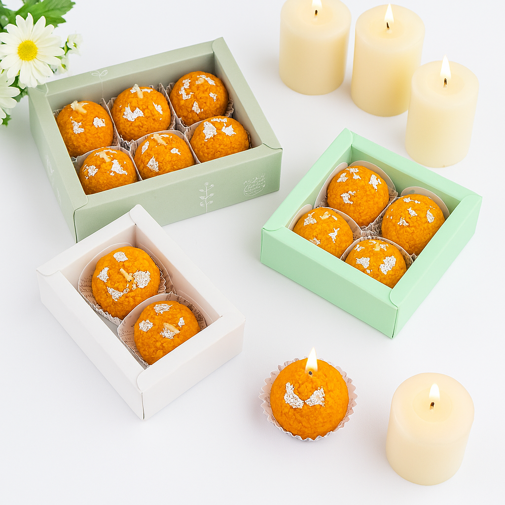 Laddoo candle 6